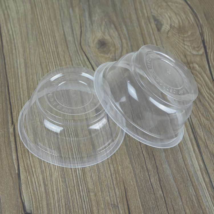 48 fit 20 Fitted Disposable Plastic Bowl Transparent Bowls Round Dining Bowl meal Box about 360 ml Buy more