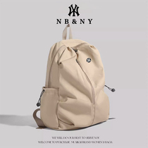 NBNY丨Official丨Trendy brand collaboration丨Recommended by experts丨Outdoor丨Backpack solid color backpack travel bag A42