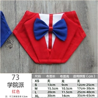 Темно -синий 73 колледж похлопывает красный