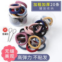 Canned thick tie hair rubber band Childrens hair ring High elastic seamless head rope Korean simple hair rope rubber band