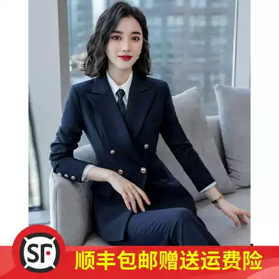 Brand work clothes Suit suit Female president business formal white-collar work workplace interview sample house display center work clothes