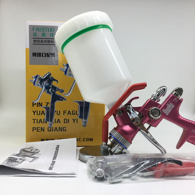National Farsito 2000 auto paint imported high atomization 1 3 caliber on the pot digital and efficient spray gun