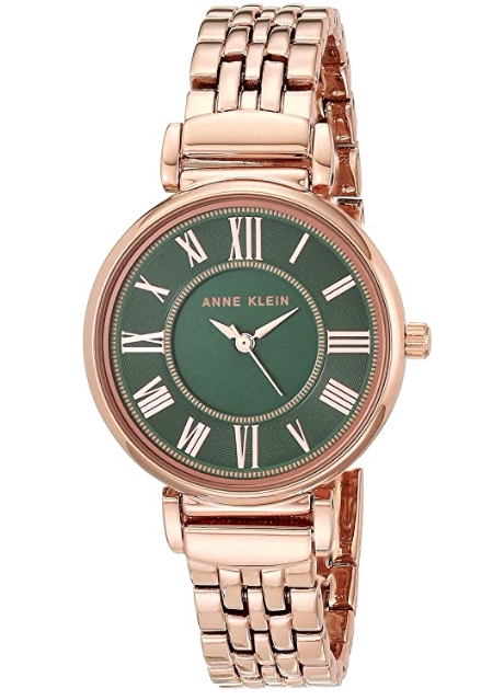 In Stock Anneklein Fashion Women's Watch Small Green Watch Ak2158 Leather Exquisite Quartz Watch