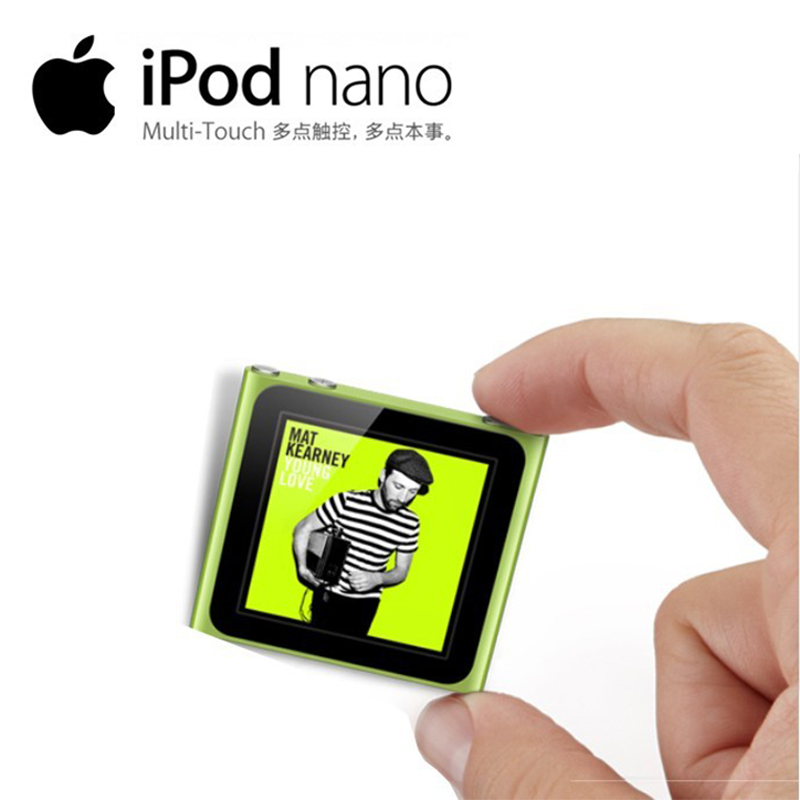 Apple Ipod Nano 6 Mp3 Player, Compact and Mini, Suitable for High School Students, English Learning, Running, Exercise, and Postgraduate Exam Preparation