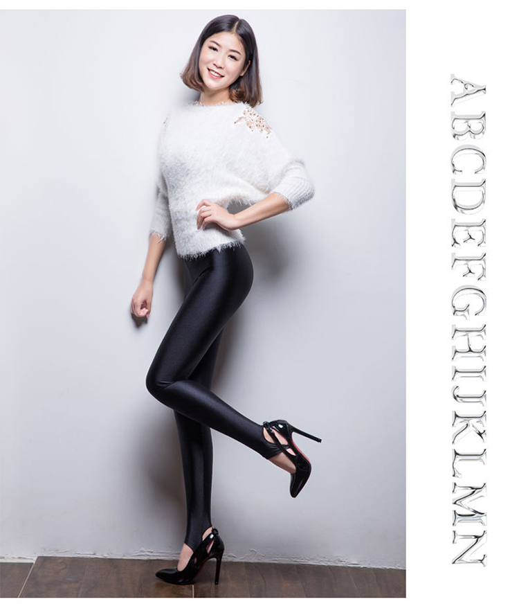 Quần legging co giãn phần mềm mượt mặc màu đỏ với phiên bản Hàn Quốc của quần skinny mỏng cỡ lớn hoang dã - Quần tây thường quần thụng nữ
