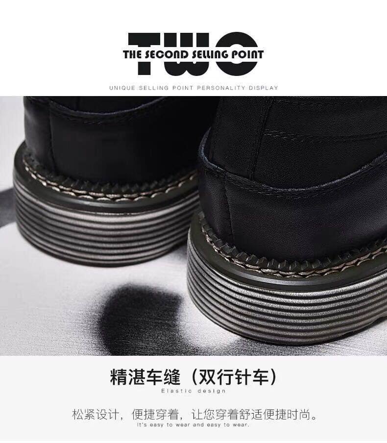 马克华菲 英伦风范 布洛克复古男鞋 图5