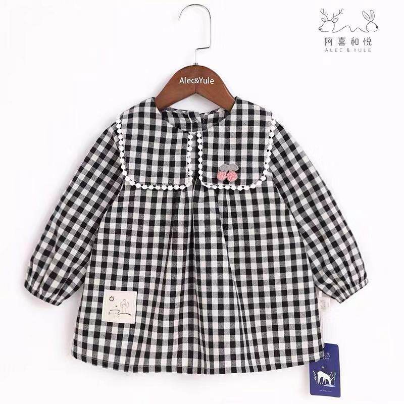 Aixi Heyue baby waterproof girl child eats anti-dress baby baby baby child baby dirty eating