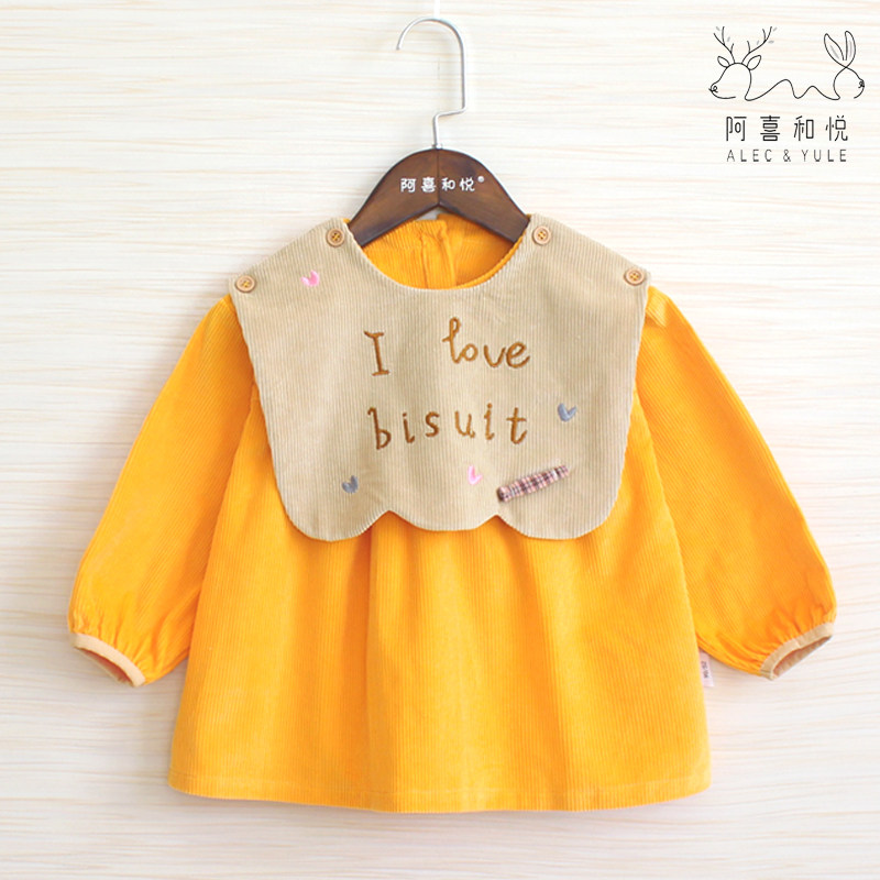 Axi Heyue Yue Winter Girls Light Corvey Waterproof and Dirty Preservation Wears Baby Food and Clothing