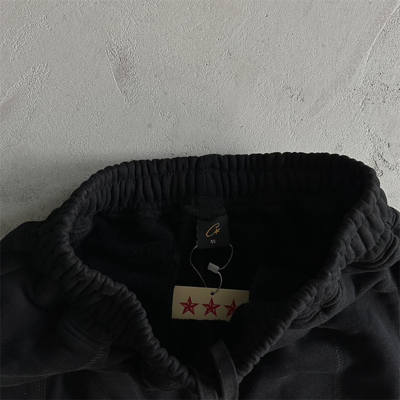Мода Set corteiz 时尚春装衣服秋冬季男士休闲美式高街藏蓝色纯棉外套圆领 OTHER