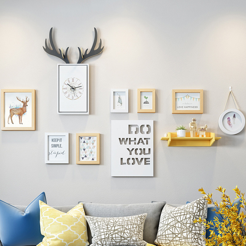 Dining Room Living Room Wall Decoration Hanging Accessories Creative Wall wall Pendant Milk Tea Shop Room Interiors Wind Wall Decoration