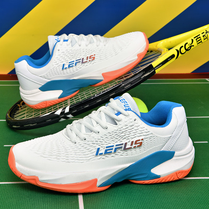 2025 New Tennis Shoes for Men and Women, Professional Training, Breathable, Non-Slip, Wear-Resistant, Shock-Absorbing, Versatile Sports Shoes for Competition