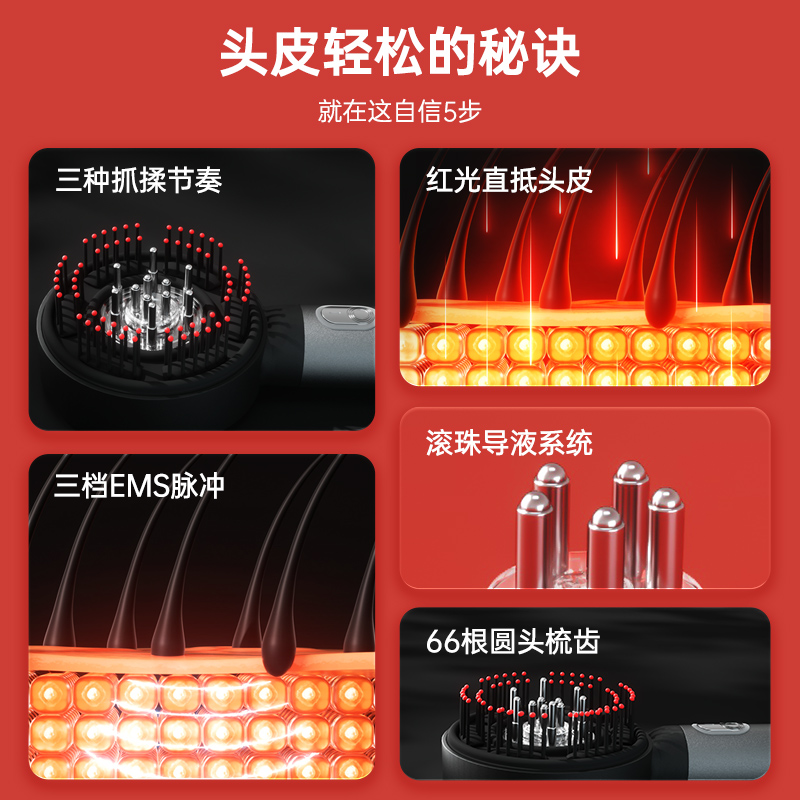 电动健发梳：点亮秀发新生的秘密武器