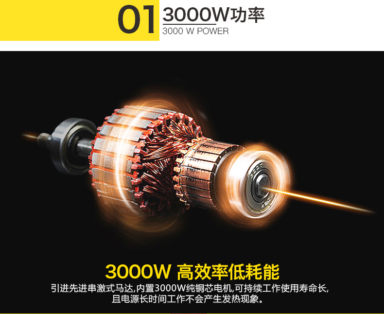 máy lau nhà thông minh xiaomi Jiamei BF585-3 Máy hút bụi gia đình Jieba mạnh mẽ rửa xe công suất cao xưởng công nghiệp thương mại xưởng 3000W - Máy hút bụi máy hút bụi ryobi
