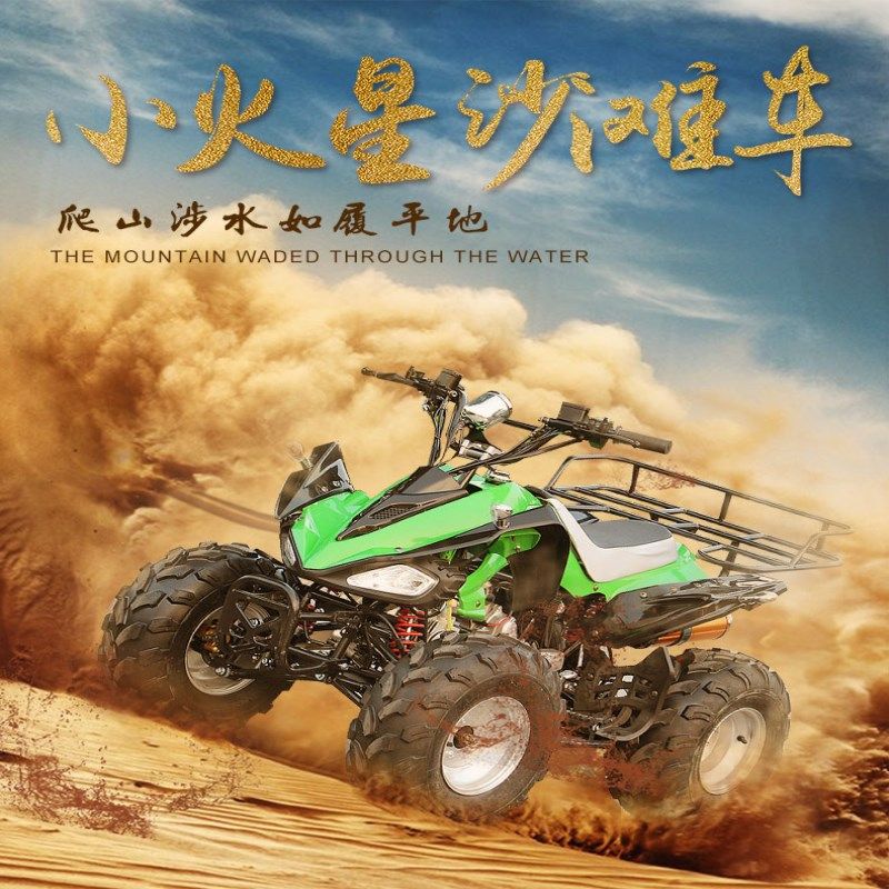 Differential Shaft Transmission Petrol Small Martian Beach Car Four-wheel Locomotive Double Off-road Car Kardin Car Adult