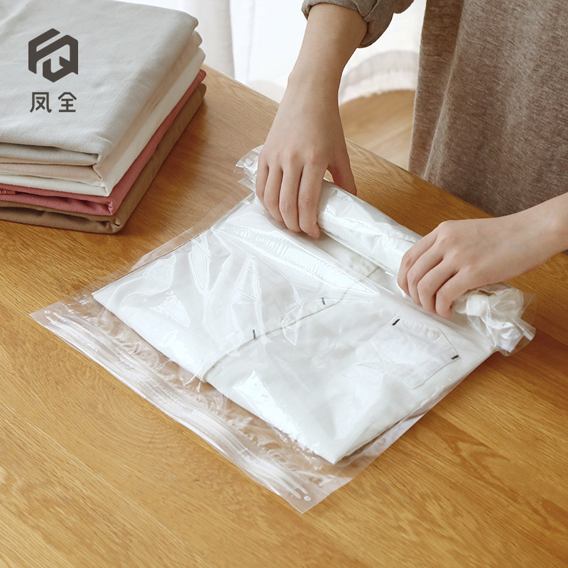 Travel Hand Roll Vacuum Compression Cashier Bag Free to pack Suitcase Suitcases Special Clothing Clothes containing devinators