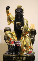  Golden robe Zhang Tianshi Zhangmu statue Taoist ancestor Zhang Zhenzhen sits on the mountain Zhang Tianshi steps on the tiger Zhang Tianshi Statue