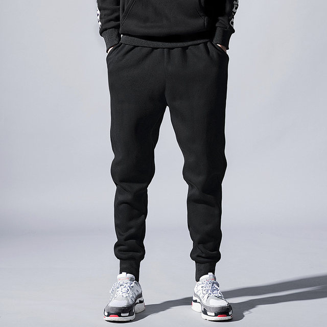 Men's spring new sports pants, trendy and versatile sweatpants, spring and autumn loose casual knitted long pants