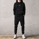 Sweatshirt suits men's 2024 spring new sportswear hooded pullover two-piece set spring and autumn easy wear casual wear