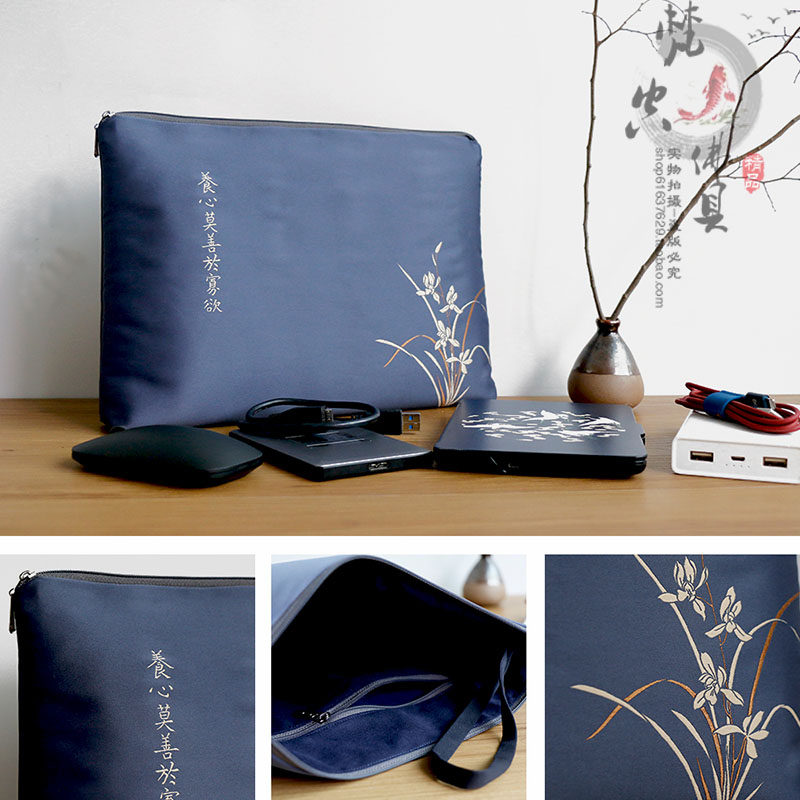 Zen Imagery Lady Portable Hand Grab Bag Creative Zero Wallet Makeup Bag Containing Bag Travel Bag Digital Cashier Bag