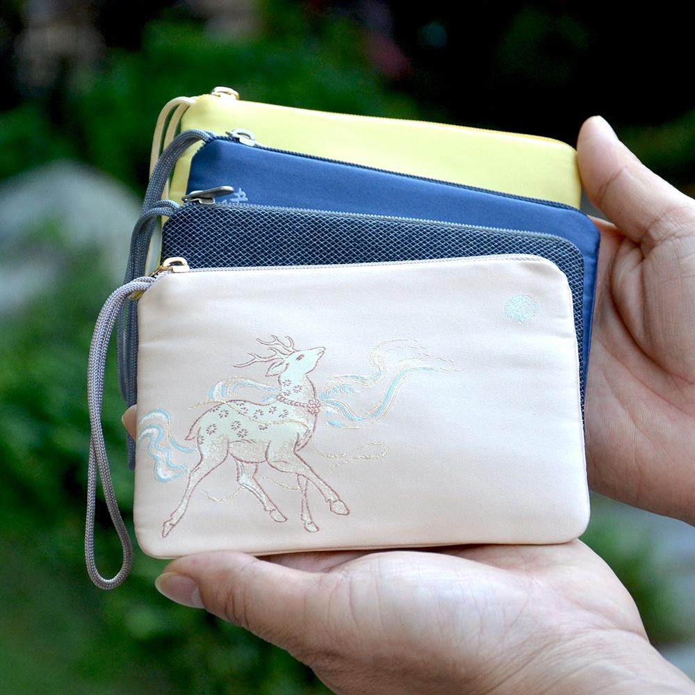 一鹿有你刺绣钱包复古手拿包简约女卡包零钱收纳袋送朋友生日礼物评价- 淘宝网