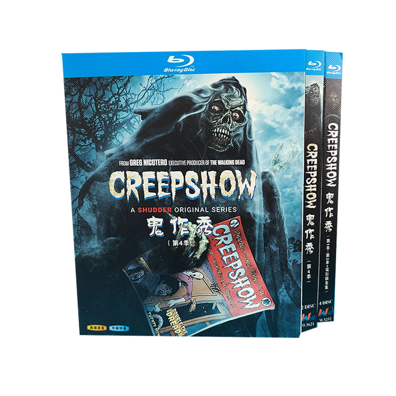 Spot High-definition Beauty Drama Ghost for Show Creepshow 1-4 Season Movie Edition Full Set 6 Discs of BD Blu-ray-Taobao