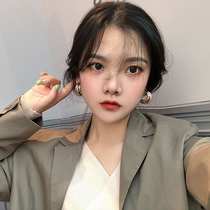 European and American exaggerated metal three-circle retro big earrings 2021 New Tide earrings temperament Net red earrings earrings female