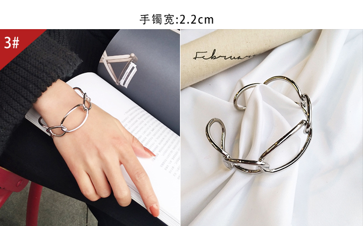 Phiên bản tiếng Hàn của sinh viên đơn giản hoang dã Sen tươi đỏ lạnh gió đôi vợ chồng thiết kế thích hợp vòng tay vòng tay nữ - Vòng đeo tay Cuff vòng tay chỉ đỏ
