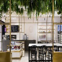  Fruit shop Milk tea shop local products supermarket counter decoration Agricultural products and food store exhibition hall si design