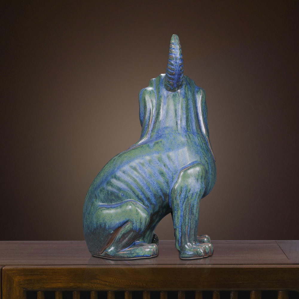 The Jingdezhen ceramics from manual its unicorn with sitting room office furnishing articles household shop decoration