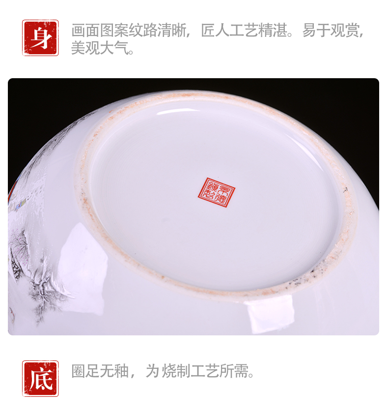 Jingdezhen ceramic powder enamel cornucopia decorations creative home sitting room feng shui plutus desktop office furnishing articles