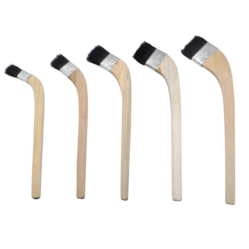 Long handle left bend sweep advanced quality thickened black mane sweep ash car shop home multi-specification straight side elbow paint brush