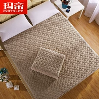 Pha lê Ma Di dày ấm nhung bông được trang bị tấm trượt nệm bìa bedspread Simmons bảo vệ tay áo một mảnh 1.8 - Trang bị Covers Mẫu ga phủ giường