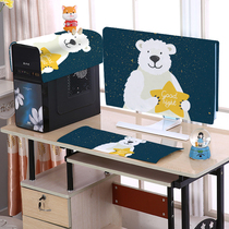 Computer dust cover Computer cloth dust protective cover Desktop computer cover Host keyboard monitor dust cover