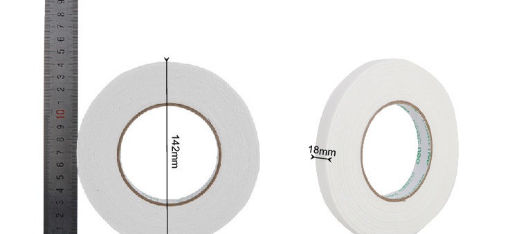 Băng keo dán tường hai mặt của hãng 304 304 Bọt nhựa dính hai mặt 2.5mm * 18mm độ bám dính mạnh kéo dài - Băng keo băng dính 2 mặt 3m