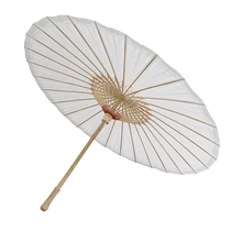 Jialu oil paper umbrella white paper umbrella diy material ancient style umbrella hanfu decoration blank unbrushed tung oil writing and painting umbrella