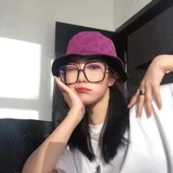 Anti -Blue Light Anti -Radiation Eye Glasses Glasses Myopia Женская плоская световая рама сетевая красная рама красная рама красная рама