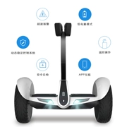 Xe hai bánh cân bằng điện có thanh hỗ trợ Bluetooth dành cho người lớn hai bánh dành cho trẻ em graffiti xe thông minh somatosensory 7 inch