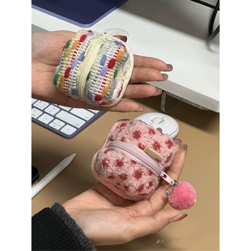 Оригинальная клубника, наушники, сумка для техники, кошелек, сумка-органайзер