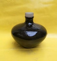Wine bottle collection empty bottle pure black old wine altar 1kg props wine bottle rice wine bottle storage wine bottle collection ornaments