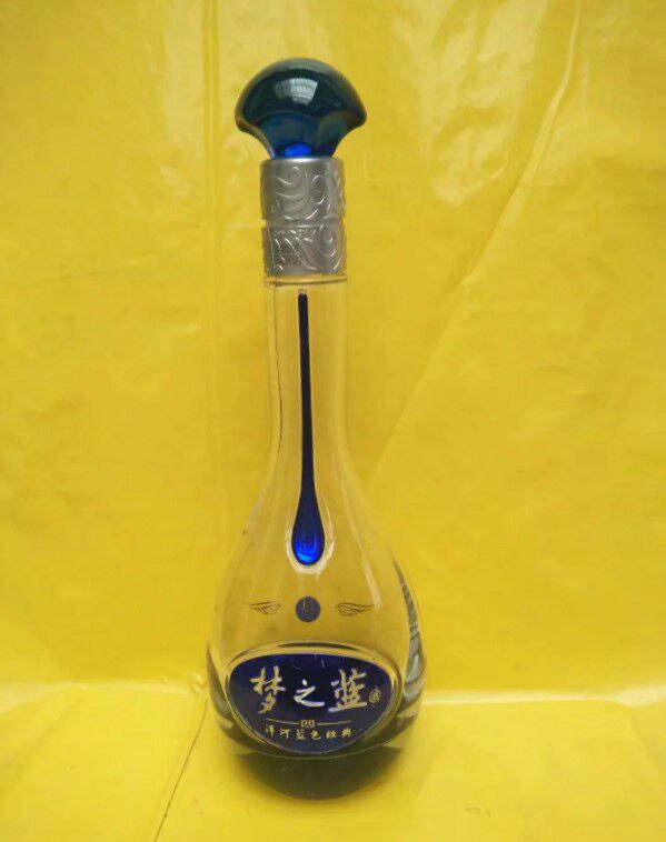 Wine bottle decoration model house wine bottle dream blue empty wine bottle decoration decoration