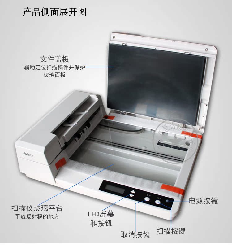 Đặt hàng máy quét laser giảm tốc AH620 Máy quét song công tốc độ cao 20 trang / phút Hongguang AH620 - Máy quét máy scan màu 2 mặt