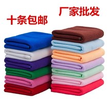 Cotton rag cotton white small towel absorbent without hair thickening kitchen dishwashing restaurant cleaning household wipe