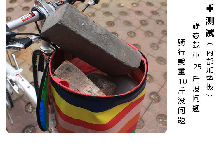 Panier pour vélo en toile - Ref 2256961 Image 31