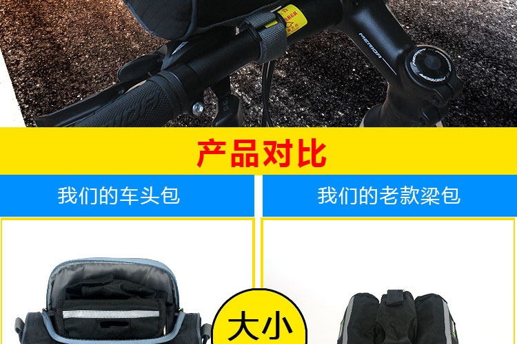 Sacoche pour vélo mixte TOOKTRO - Ref 2217217 Image 8