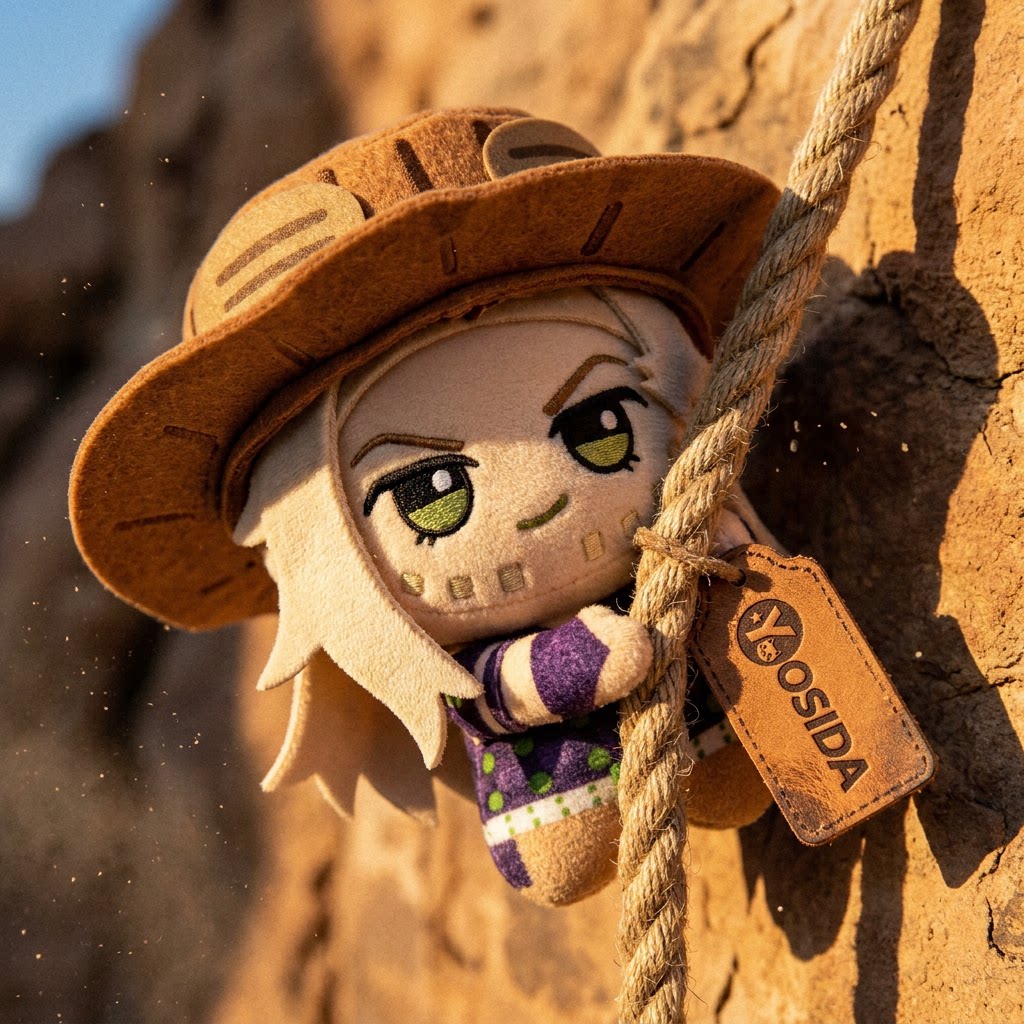 Yosida Japan Authentic Jojo's Bizarre Adventure Bag Pendant Jotaro Kujo Plush Doll Keychain Gift