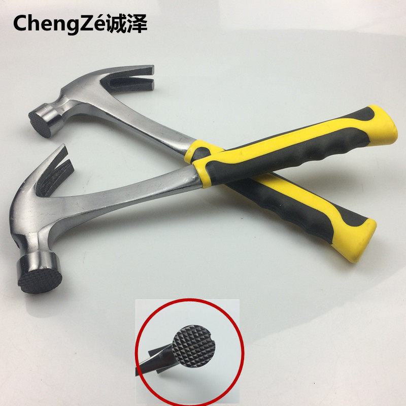Solid one-piece claw hammer conjoined hammer hammer hammer hammer strong and durable