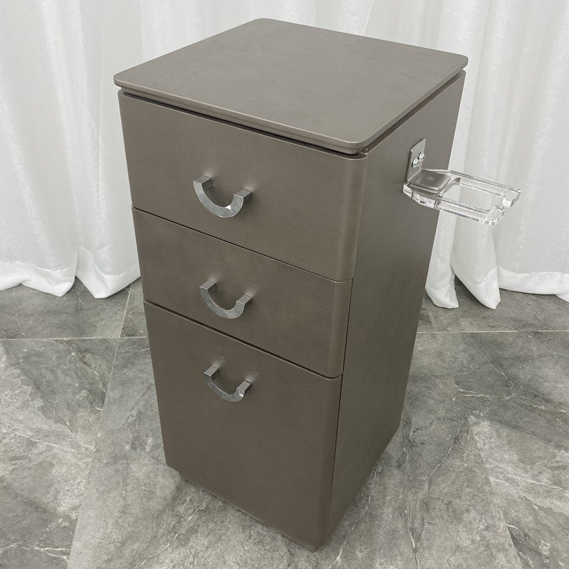 Net red barber shop special hair cabinet light luxury high-end solid wood hot tool to collect drawer cabinet cutting cabinet