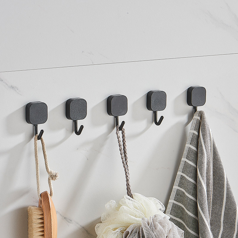 Root-seeking Hall Nordic Nail-Free Adhesive Hook Home Without Mark-Sticky Hook Door Rear Kitchenette Hook-free Punching Hood Hook