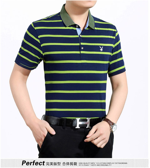 Mùa hè 2018 áo thun nam tay ngắn trung niên 40-50 tuổi cotton trung niên cộng với size đất bố Áo phông nam hàng hiệu