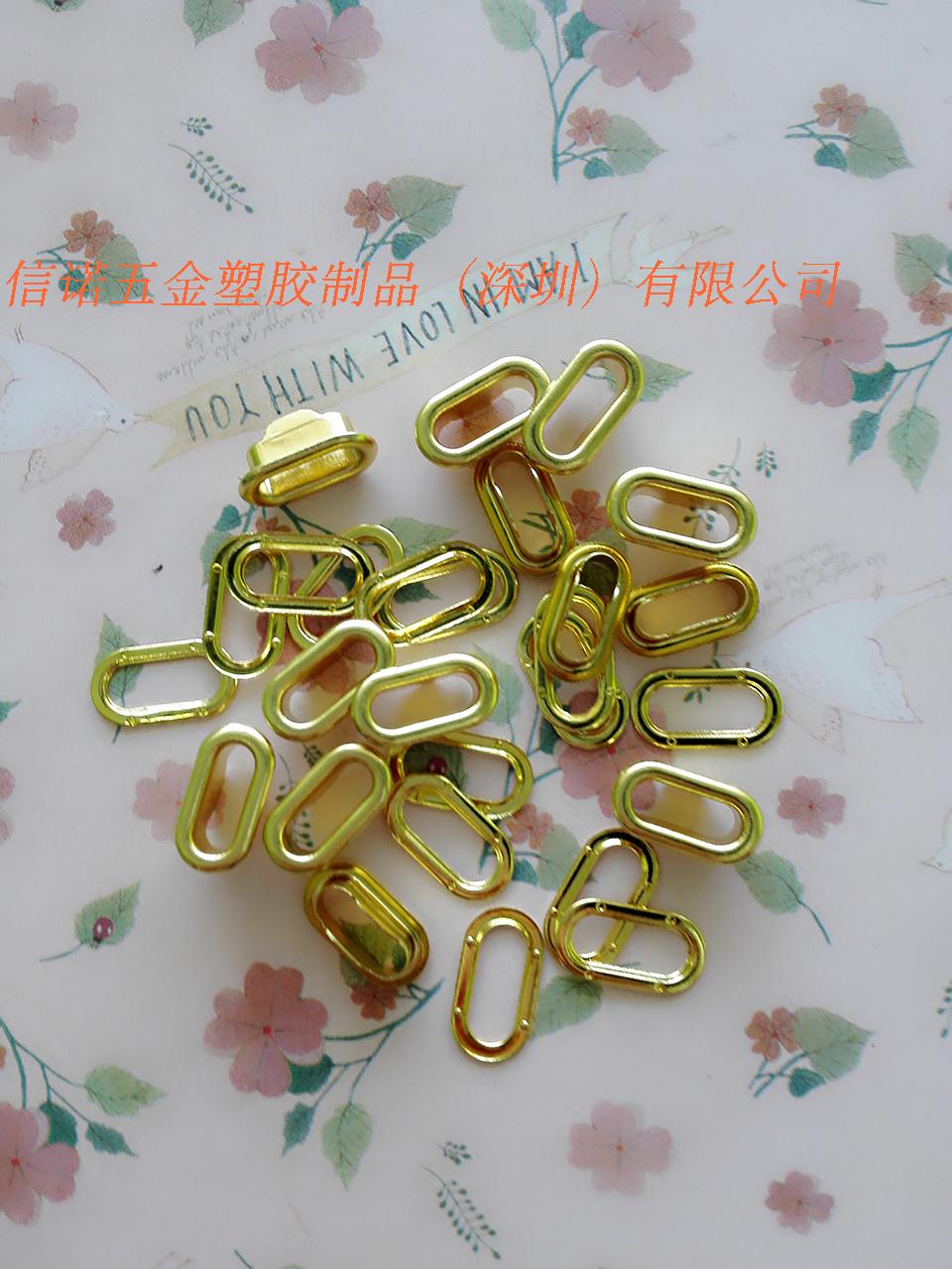 Manufacturer direct sales of environmental protection high quality copper oval eyebutton eyebuckle eyebuckle buckle eyebuckle hollow riveting copper